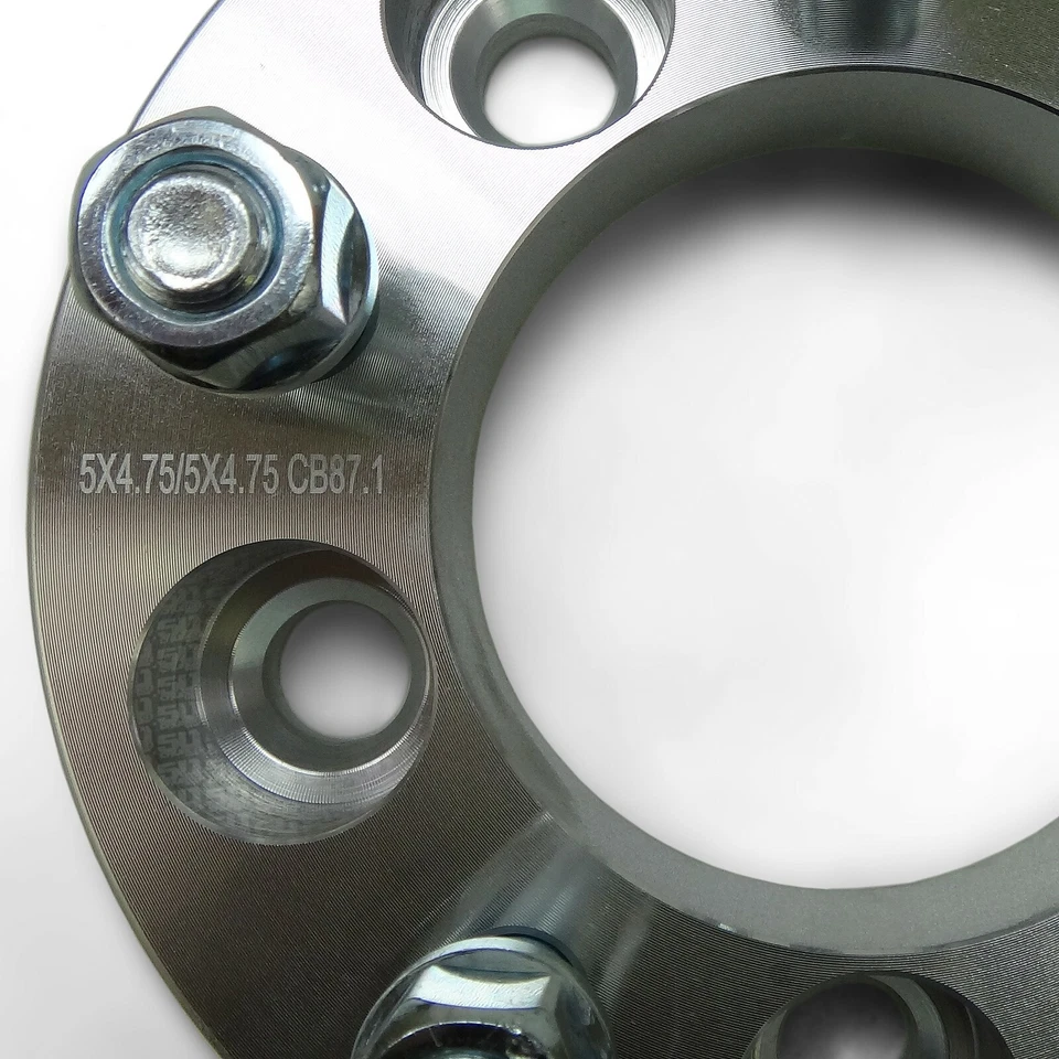 Четыре колесные распорки 5x4,75 дюйма 1,25 дюйма 12 мм метрические подходят для Chevelle Nova Corvette Chevy II - Изображение 3 из 4