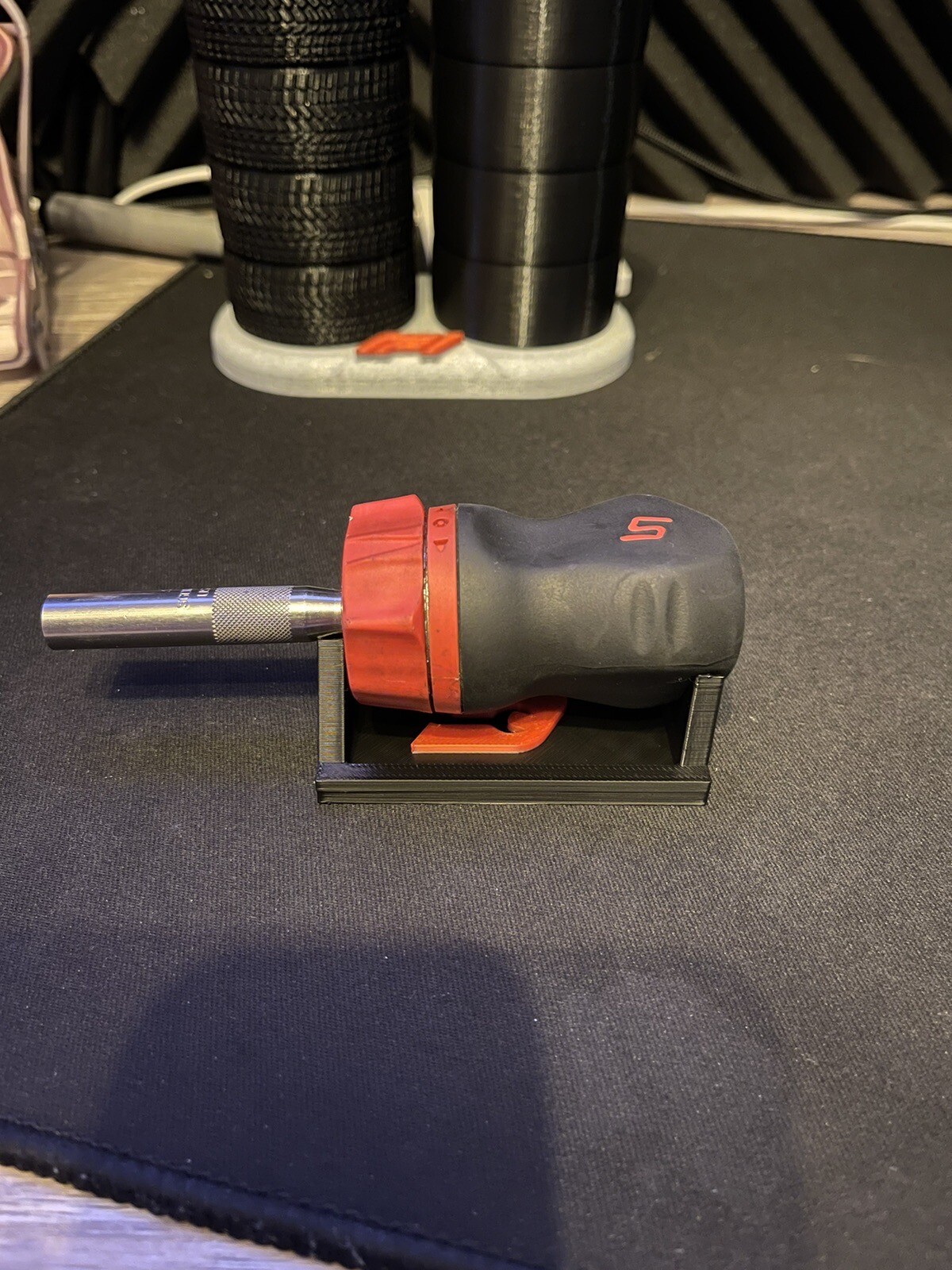 Snap On Soft Grip Stubby Ratchet Screwdriver Holder eBay