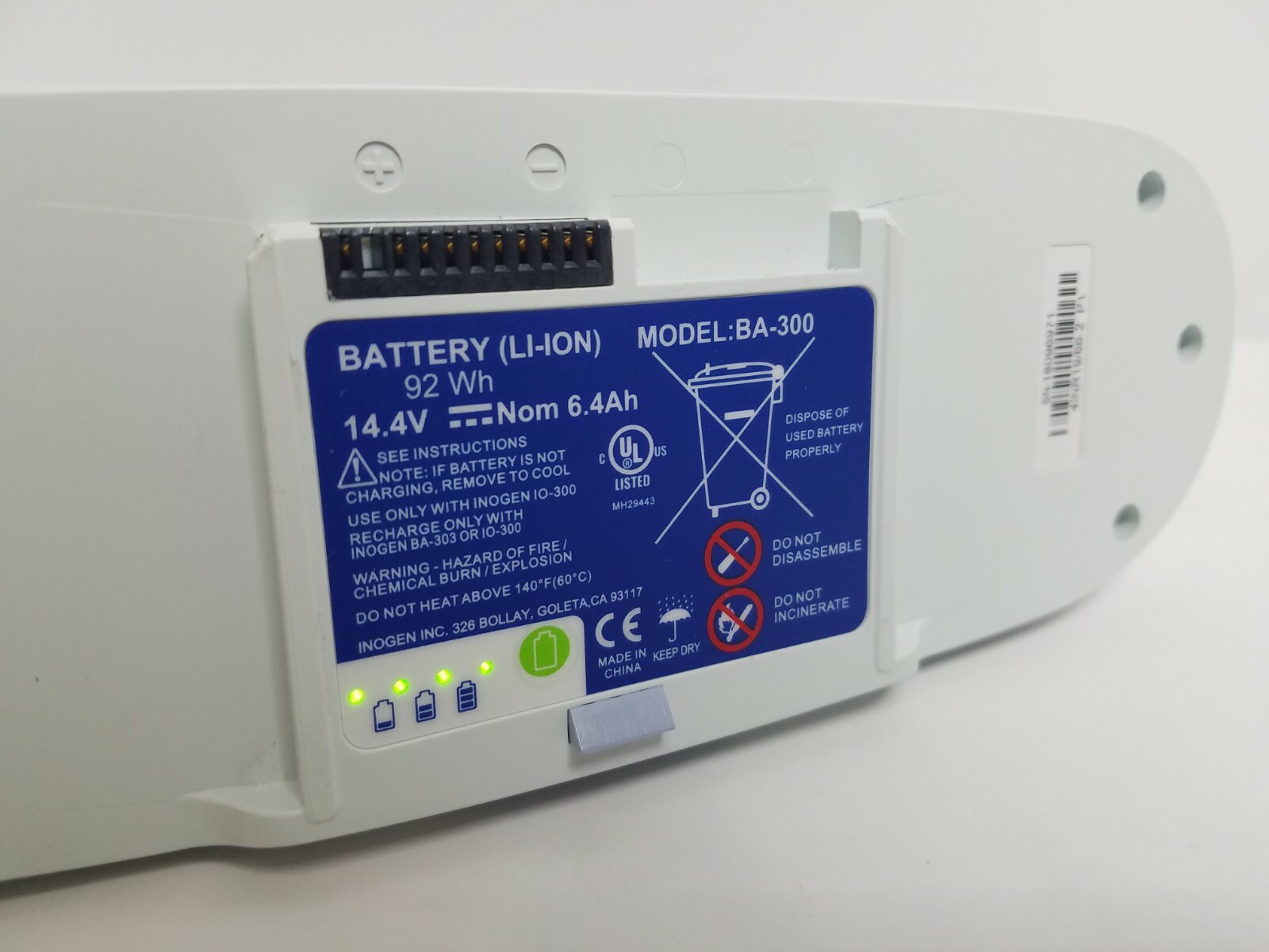 Inogen One G3 8Cell Battery G3 BA300 2018 OxyGo 92 Wh eBay