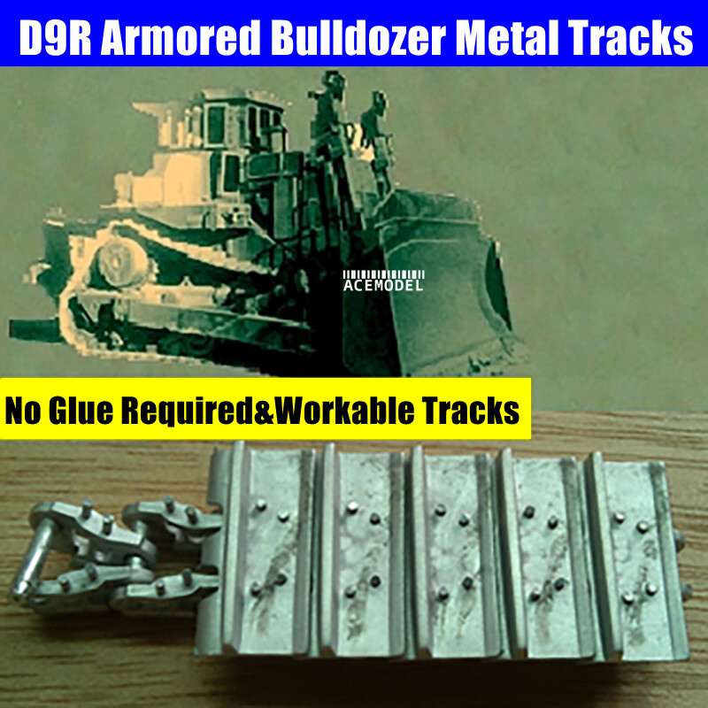 1/35 Israel D9R Armored Bulldozer Lead-tin Alloy Track Links