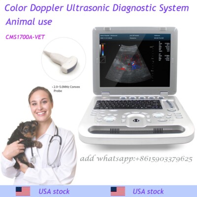 Veterinary Color Doppler Ultrasonic Diagnostic System with Abdominal probe,CF