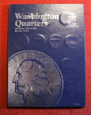 洋楽 Whitman Washington Quarters 1965-1987 1965-1987 Washington Quarters Whitman Folder Book 41 coins