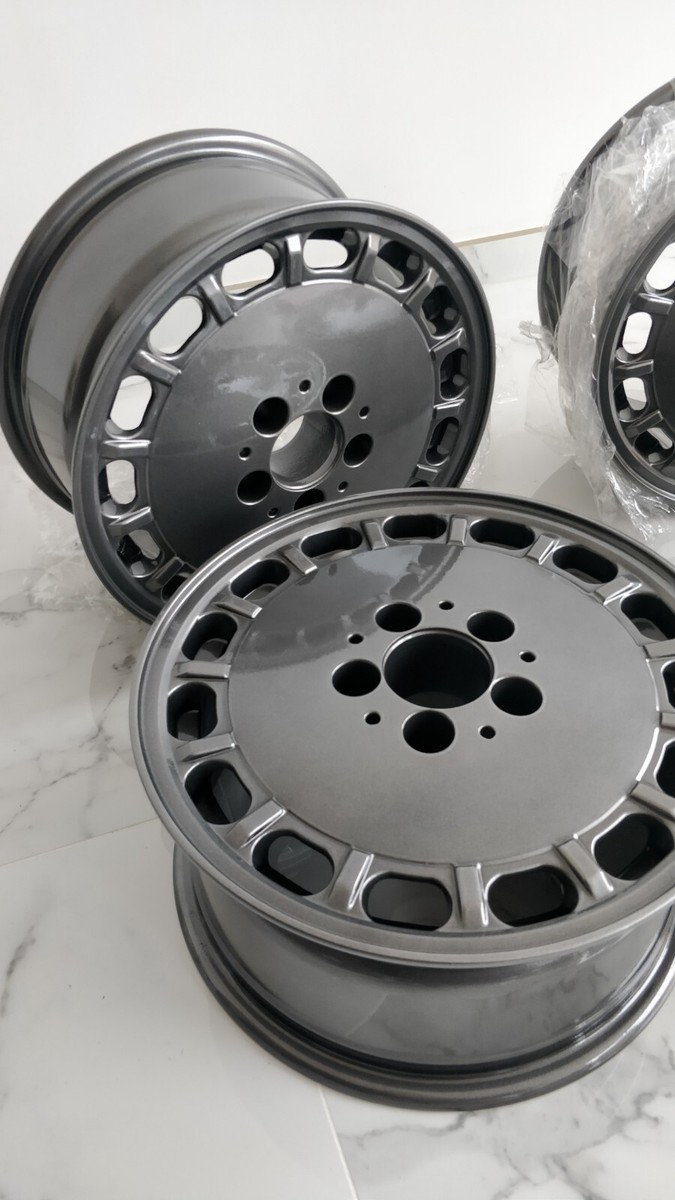 MERCEDES BORBET ALLOY WHEELS 15'' for R107 SL SLC 350 380