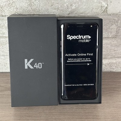 LG K40 LM-X420QMS 32GB Platinum Gray SPECTRUM OPEN BOX