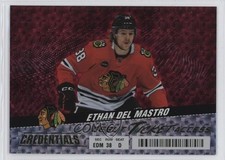 2024 Upper Deck Credentials Horizontal Red /99 Ethan Del Mastro #135 Rookie RC