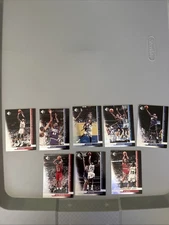 1996-97 Upper Deck SP Basketball 8 Card Lot/BUNDLE Heavy Play Condition