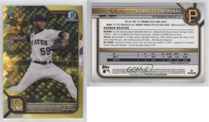 2022 Bowman Chrome Sapphire Edition Yellow /50 Roansy Contreras #99 Rookie RC
