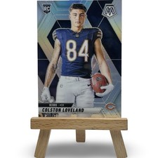 2025 Panini Mosaic Colston Loveland #275 Chicago Bears Silver Prizm RC Rookie