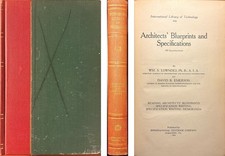 Vtg 1925 Architects' Blueprints & Specifications W.S. Lowndes Building Book HC