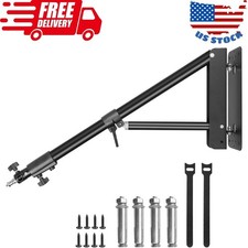 Ring Light Wall Mount with Triangle Base, 51Inch/130Cm Length Adjustable Support