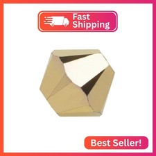 200pcs Authentic Preciosa 4mm 0.16 inch Small Faceted Bicone Crystal Loose Bea