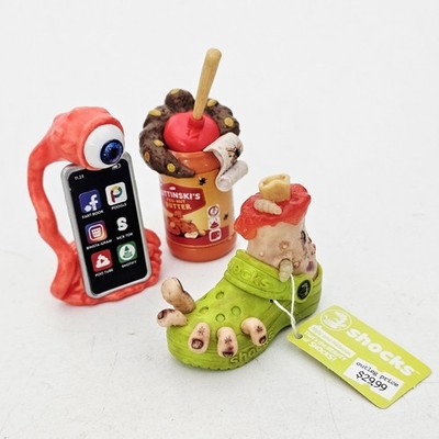 ZURU Toy Mini Brands 3x MEGA BIG Disgust Miniatures Brands Parodies Eye Phone