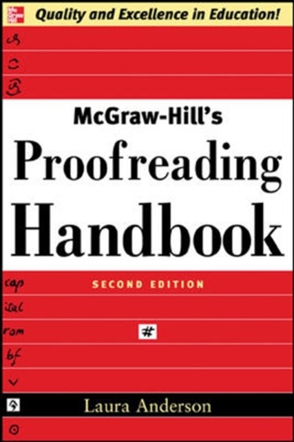McGraw-Hill's Proofreading Handbook by Laura Anderson (Paperback Book)