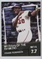 2020 Topps Warriors of the Diamond Black 186/299 Frank Robinson #WOD-43 HOF 02wb