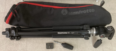Manfrotto 290 MT294A3 Tripod + 804RC2 3-Way Pan Tilt Head + Bag MBAG70N ITALY
