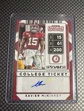 2020 Panini Contenders Draft Picks - College Ticket Auto Xavier McKinney #172!! 