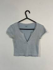 Women’s Out From Under Urban Outfitters Blue Crop Top UK Size XS/S
