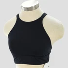PRANA Black MARINE STREET High Neck Racerback Quick Dry Swim Top SMALL NWT