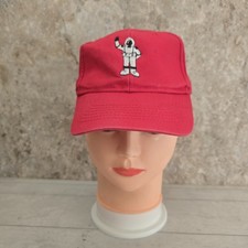 Ultra Club Classic Cut Kids Space Embroidered Astronaut Adjustable Red Hat