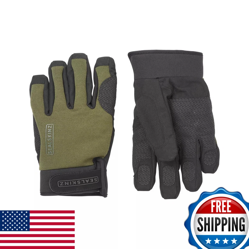 Sealskinz Unisex Harling Waterproof All Weather Glove Olive M