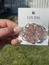 David  s Bridal Rose Gold Hair Clip- Never Used