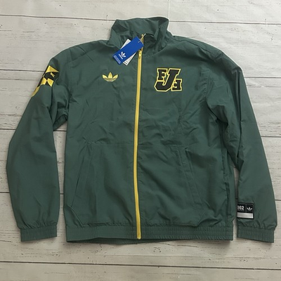 #ad #ad Adidas Jamaica National Team Varsity Track Jacket Green Mens Size Medium JE5333 $44.97