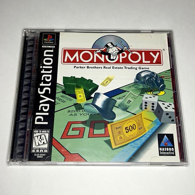Monopoly Sony PlayStation 1 PS1 1997 CIB Tested/Working
