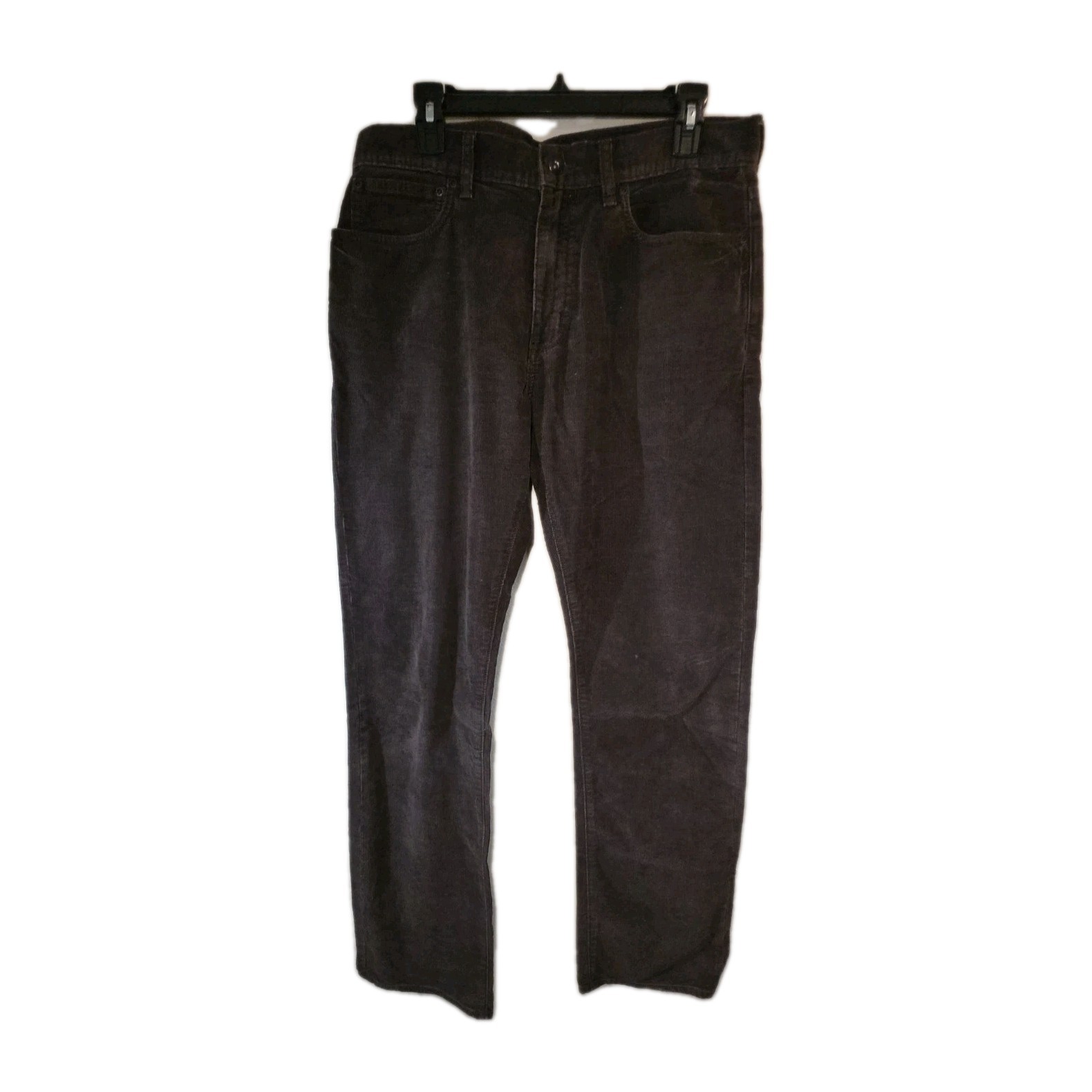 J Crew Pants Mens 32x32 Brown Corduroy Slim Straight Casual Preppy
