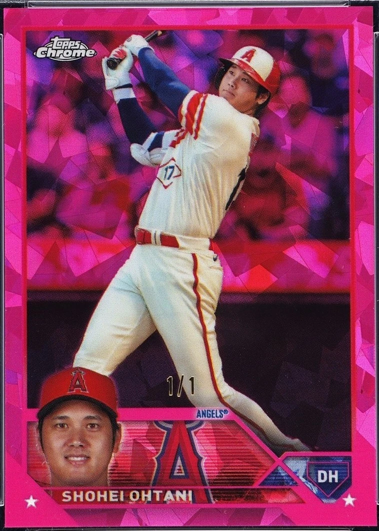 Shohei Ohtani Topps Chrome ロゴリフラクター　2023 2023 Topps Chrome Sapphire Edition - Shohei Ohtani #600 for sale