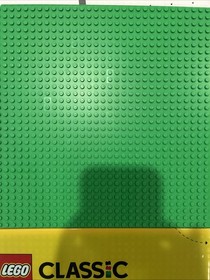 LEGO Green Baseplates 10 Units, 5x5 Inches, 16x16, 2 Sealed And 3 Opened