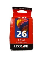 Lexmark 26 Tri Color Ink Printer Cartridge Genuine New