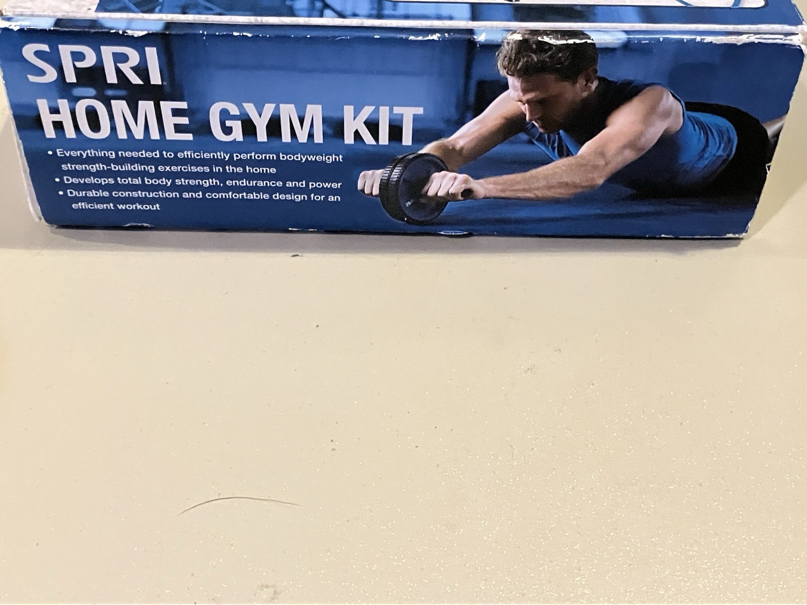 SPRI Home Gym Kit Push-up Bars Ab Wheel Jump Rope Resistance Tube Fitness