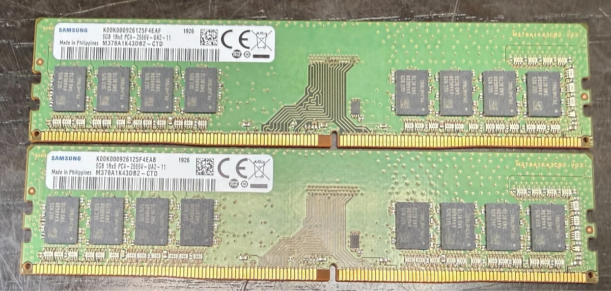 Samsung PC4-21300 (DDR4-2666) Bus Speed Computer RAM 8 GB Capacity