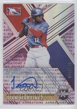 2019 Panini Elite Extra Edition Aspirations Purple 94/100 Juan Martinez Auto 0bz