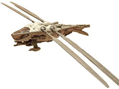 Dune - Harkonnen Ornithopter Die-Cast 10.5'' Flying Machine Ship [New Toy] Stat