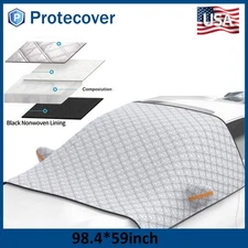 Car Windshield Cover Protector Winter Snow Ice Rain Dust Frost Guard Sun Shade.