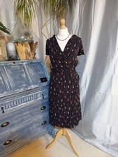 Monsoon classic black paisley print Dress UK 18– Wedding/ Party/ Evening/ Formal