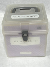 Lot of 15 CTMH Close to My Heart Acrylix Stamp Sets with Storage Box Organizer