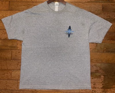 Y2K Ocean Pacific OP Boardshorts Surf T Shirt Heather Gray XL