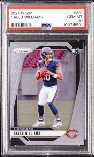 2024 PANINI PRIZM #301 CALEB WILLIAMS PSA 10