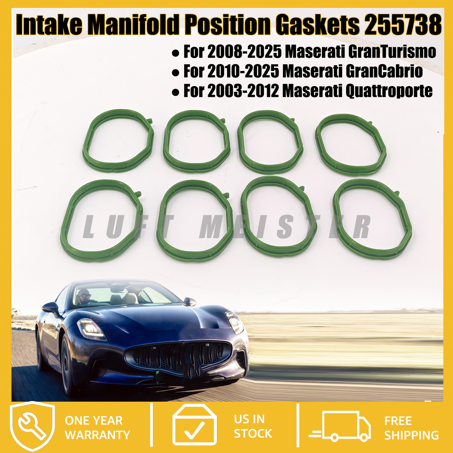 Intake Manifold Position Gaskets 255738 For Maserati Quattroporte GT GC 203134