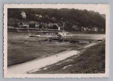 Dampfer LEIPZIG auf der Elbe - Altes Foto