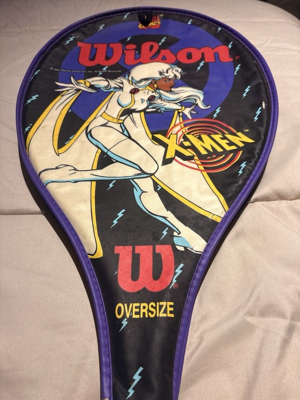New Wilson Marvel Comics X-Men “Storm” Tennis Racket Oversize w/  Cover 1996