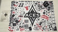 WNBA Las Vegas Aces BACK-2-BACK Champions Banner Flag