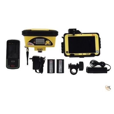 Leica Single iCG60 900 MHz GPS GNSS Base/Rover Smart Antenna w/ CC80 & iCON