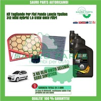 Wartungsset Filter ÖL FüR Fiat Panda 1.0 Mild Hybrid Lancia Ypsilon ECO2 3 L