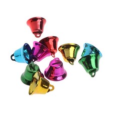 10x Small Animal Handmade Ring Bell Pet Grinding Teeth Toys Colorful Bells