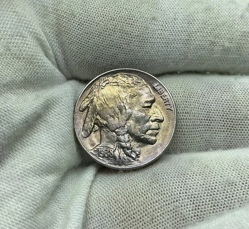 Brilliant GEM Uncirculated 5c 1938-D Buffalo Indian Head Nickel BU Pristine N344