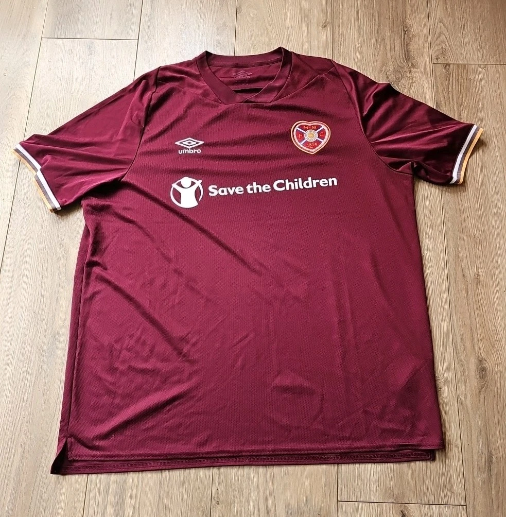 Maillot D'entraînement Heart Of Midlothian Hearts Scotland Années 2010 Taille M - Excellent état