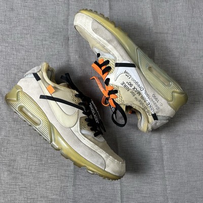 Nike Air Max 90 Off-White The Ten 2017  AA7293-100 Size 10.5 Mens